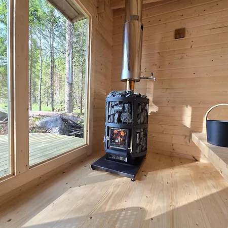 Seaside With Private & Wood-fired Sauna In Voera, Finland