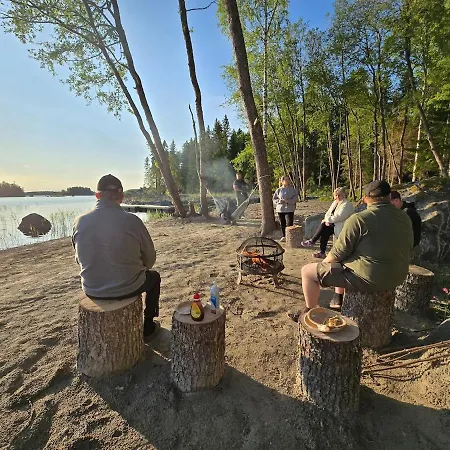 Seaside With Private & Wood-fired Sauna In Voera, Finland