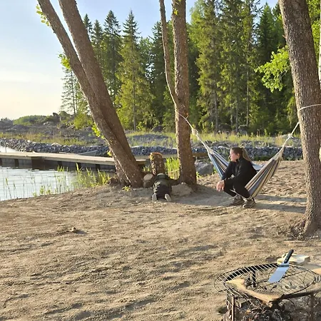 Seaside With Private & Wood-fired Sauna In Voera, Finland بيت للعطل *