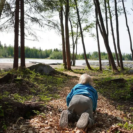Seaside With Private & Wood-fired Sauna In Voera, Finland بيت للعطل