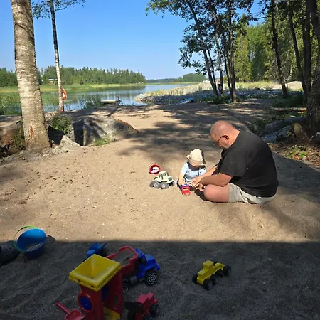 Peaceful Seaside In Voera, Finland With Private Sandy & Wood-fired Sauna Oravais