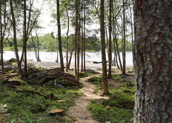 Med Strandbastu Ferienhaus