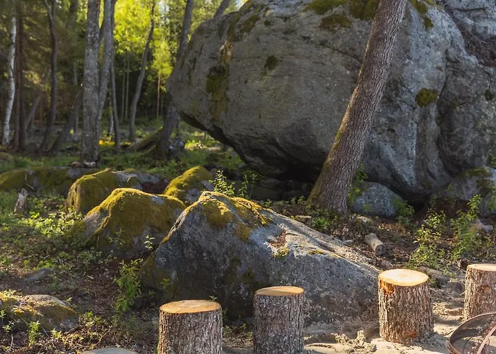 Med Strandbastu Ferienhaus