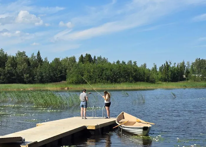 Ferienhaus Med Strandbastu Oravais
